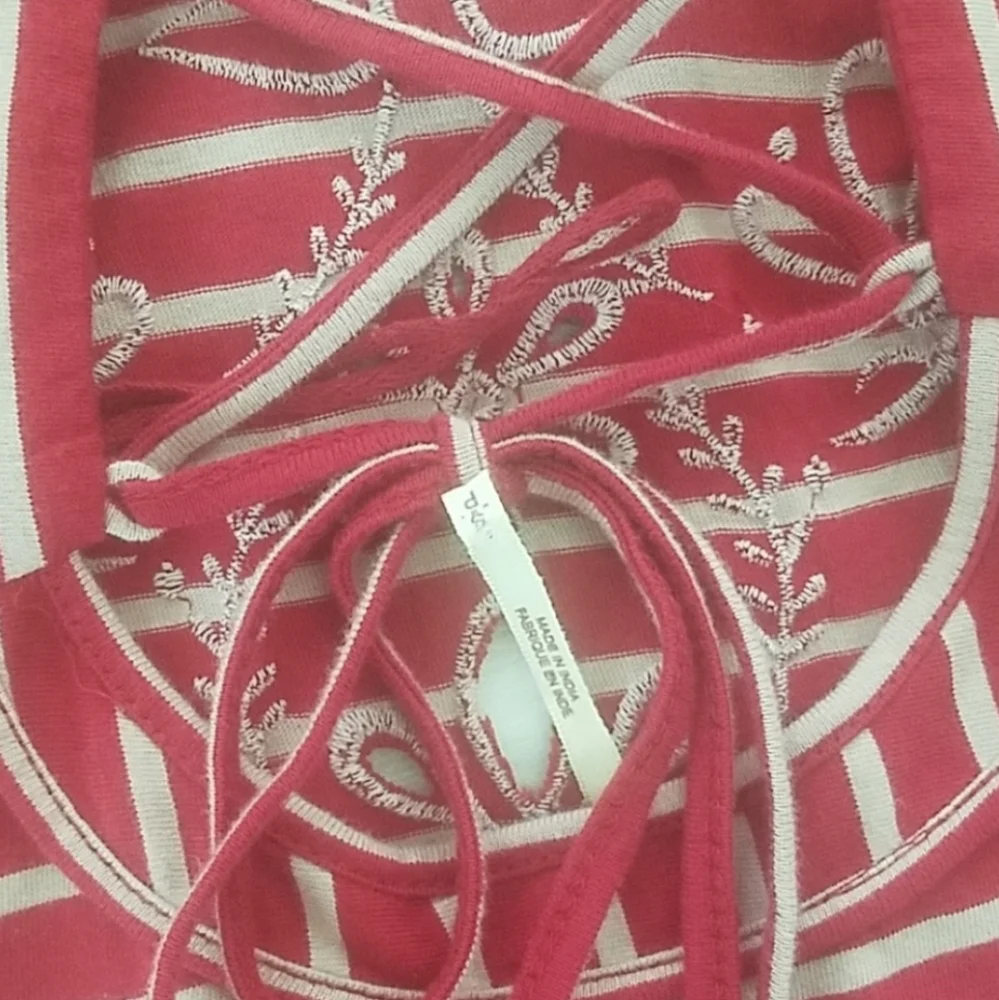 Free People Lace Up Tank Size Small